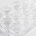 Mini kleines Kosmetikglascreme Plastikglas